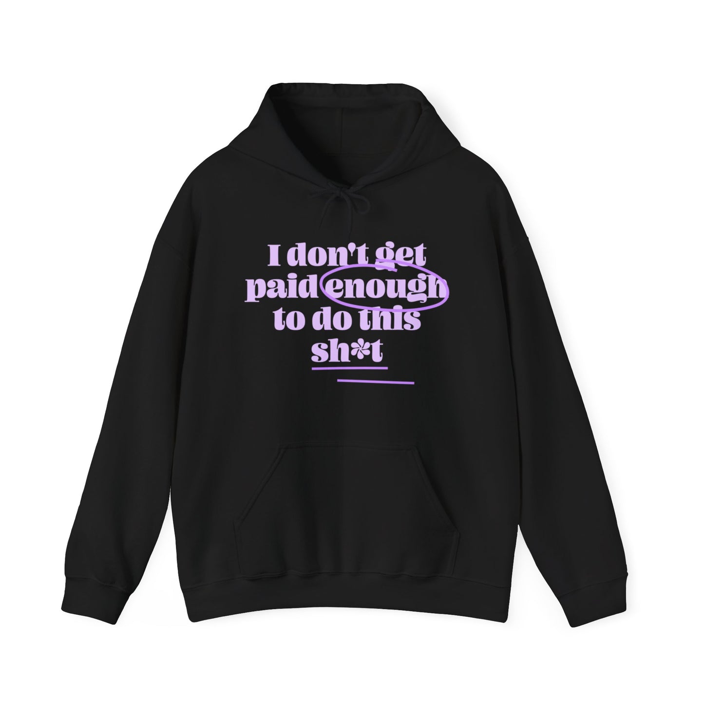 I don't get paid enough to do this sh*t | Unisex Heavy Blend™ Hooded Sweatshirt